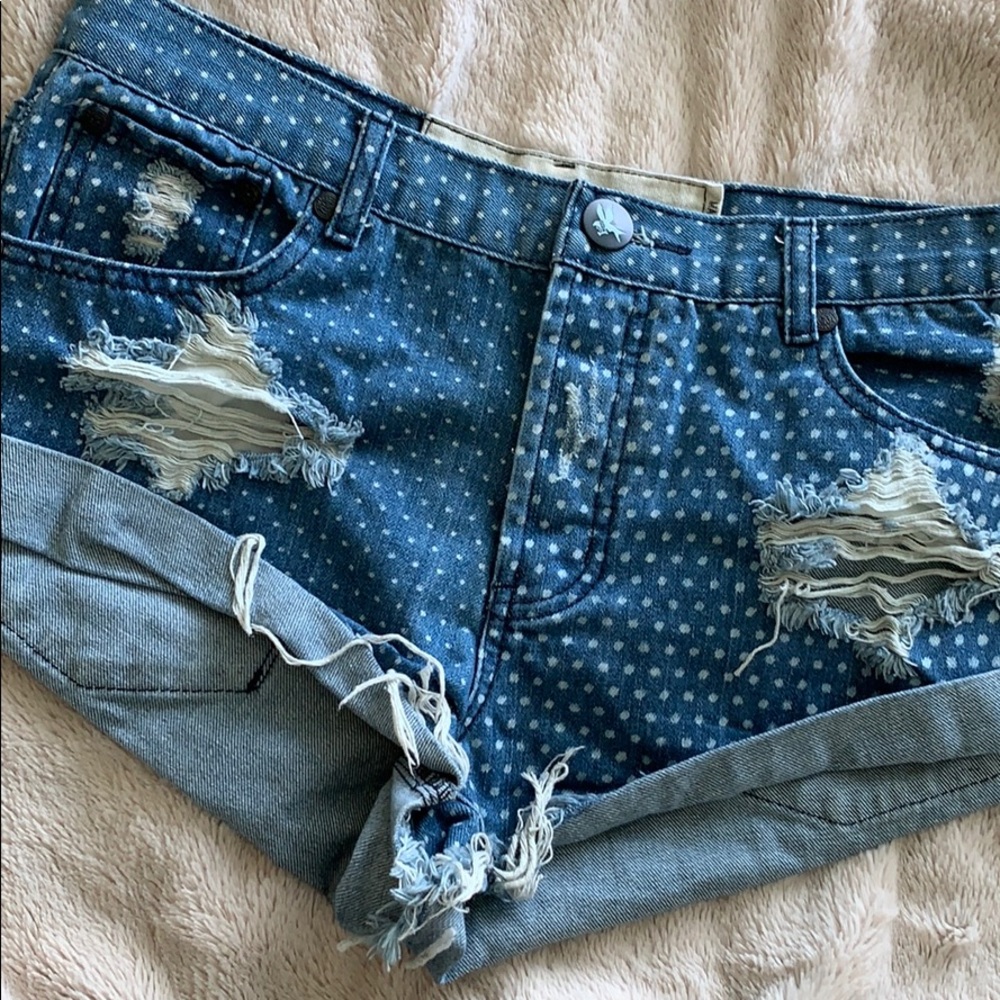 One Teaspoon polka dot shorts